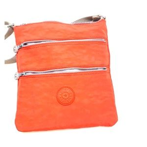 Orange Kipling crossbody minibag